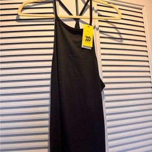 all in motion Black Strappy Racerback Tank